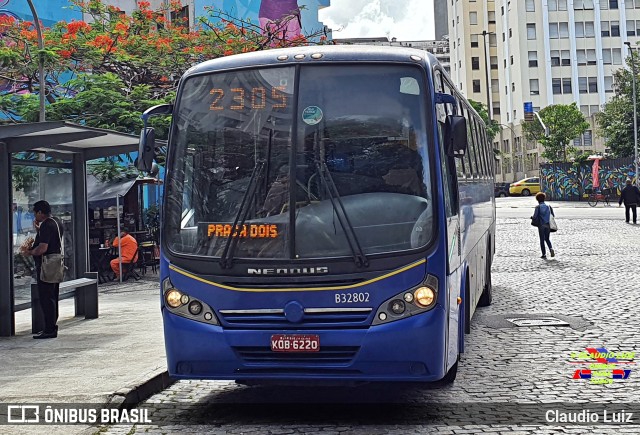 Viação Pavunense B32802 na cidade de Rio de Janeiro, Rio de Janeiro, Brasil, por Claudio Luiz. Número da foto: #10693713.