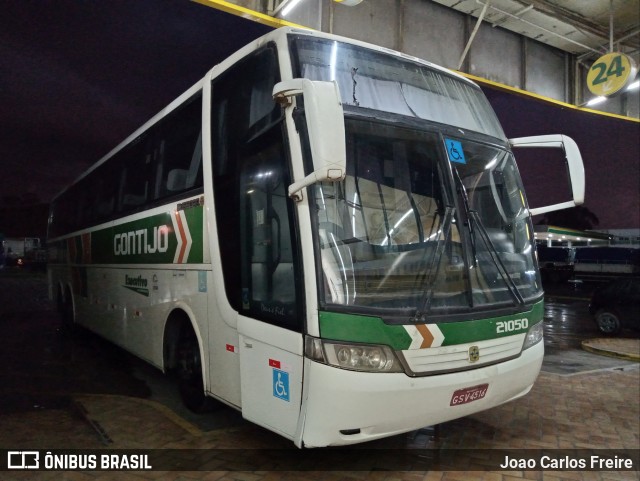 Empresa Gontijo de Transportes 21050 na cidade de Perdões, Minas Gerais, Brasil, por Joao Carlos Freire. Número da foto: #10692390.