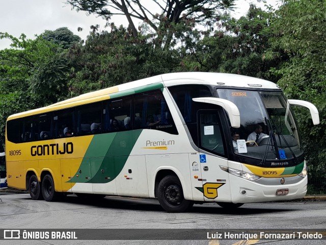 Empresa Gontijo de Transportes 18095 na cidade de São Paulo, São Paulo, Brasil, por Luiz Henrique Fornazari Toledo. ID da foto: 10692439.