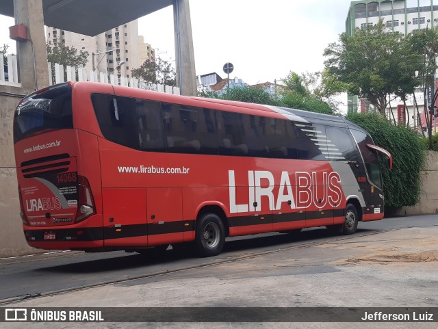 Lirabus 14068 na cidade de Limeira, São Paulo, Brasil, por Jefferson Luiz. Número da foto: #10692586.
