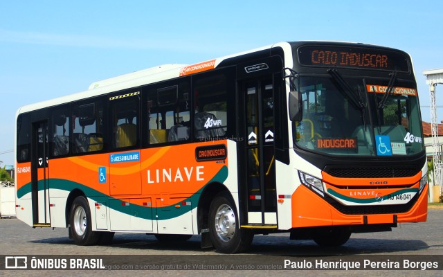 Linave Transportes RJ 146.041 na cidade de Nova Iguaçu, Rio de Janeiro, Brasil, por Paulo Henrique Pereira Borges. Número da foto: #10694921.