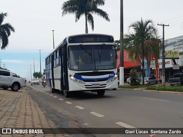 Transvida Transporte Coletivo 2043 na cidade de Ji-Paraná, Rondônia, Brasil, por Gian Lucas  Santana Zardo. Número da foto: #10696685.