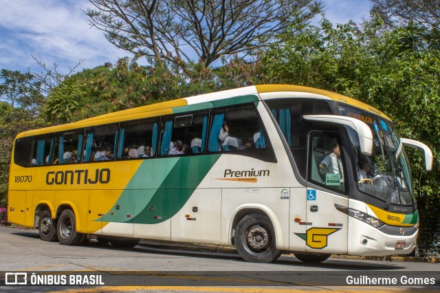 Empresa Gontijo de Transportes 18070 na cidade de São Paulo, São Paulo, Brasil, por Guilherme Gomes. Número da foto: #10698134.