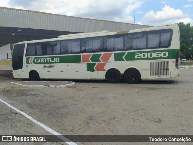 Empresa Gontijo de Transportes 20060 na cidade de Jeremoabo, Bahia, Brasil, por Teodoro Conceição. ID da foto: 10695230.