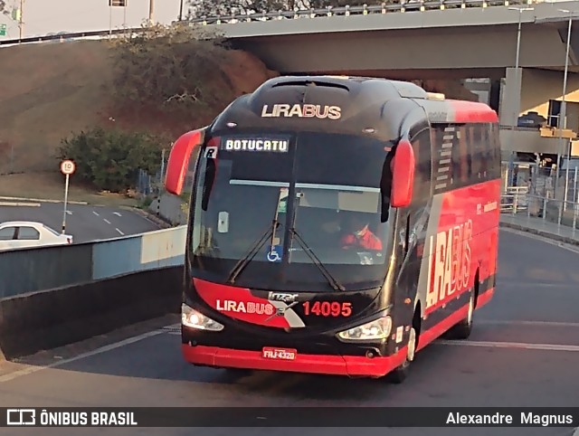 Lirabus 14095 na cidade de Campinas, São Paulo, Brasil, por Alexandre  Magnus. ID da foto: 10699337.