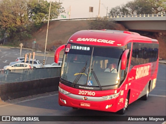 Viação Santa Cruz 207160 na cidade de Campinas, São Paulo, Brasil, por Alexandre  Magnus. ID da foto: 10699393.