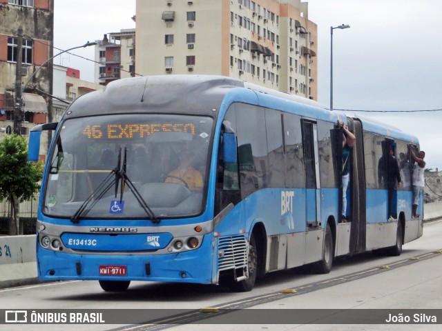 Mobi Rio E13413C na cidade de Rio de Janeiro, Rio de Janeiro, Brasil, por João Silva. ID da foto: 10695326.