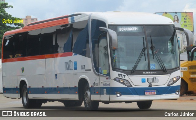 Expresso União 10378 na cidade de Goiânia, Goiás, Brasil, por Carlos Júnior. ID da foto: 10697412.