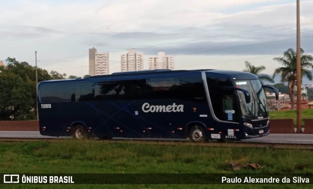 Viação Cometa 721513 na cidade de Betim, Minas Gerais, Brasil, por Paulo Alexandre da Silva. ID da foto: 10697901.