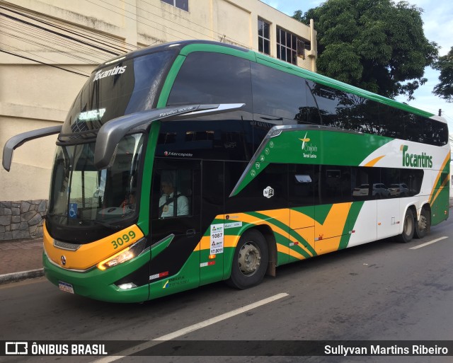 Tocantins Transportes e Turismo 3099 na cidade de Anápolis, Goiás, Brasil, por Sullyvan Martins Ribeiro. Número da foto: #10698705.