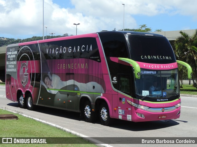 Viação Garcia 8745 na cidade de Florianópolis, Santa Catarina, Brasil, por Bruno Barbosa Cordeiro. Número da foto: #10696072.