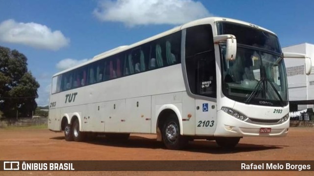 TUT Transportes 2103 na cidade de Tangará da Serra, Mato Grosso, Brasil, por Rafael Melo Borges. ID da foto: 10695293.