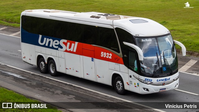 Unesul de Transportes 5932 na cidade de Joinville, Santa Catarina, Brasil, por Vinicius Petris. Número da foto: #10697001.