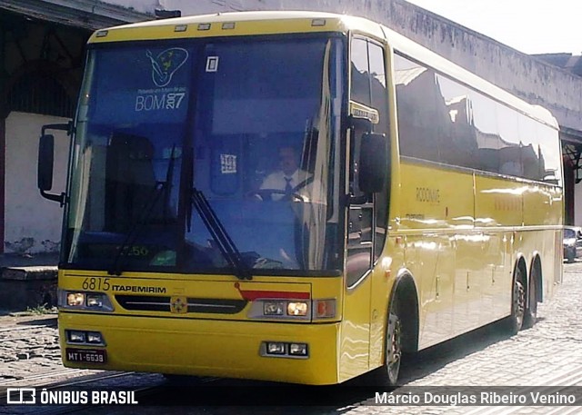 Viação Itapemirim 6815 na cidade de Rio de Janeiro, Rio de Janeiro, Brasil, por Márcio Douglas Ribeiro Venino. ID da foto: 10698994.