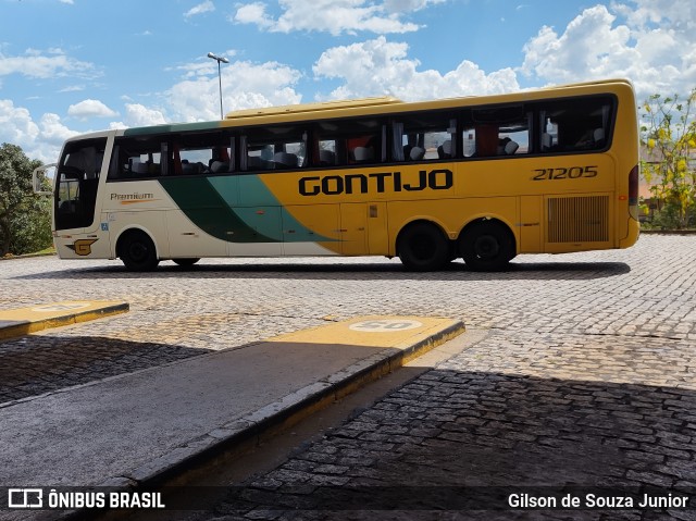 Empresa Gontijo de Transportes 21205 na cidade de Americana, São Paulo, Brasil, por Gilson de Souza Junior. ID da foto: 10698542.