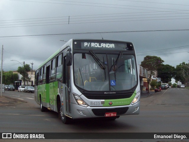 Viação Garcia 8435 na cidade de Arapongas, Paraná, Brasil, por Emanoel Diego.. Número da foto: #10695882.