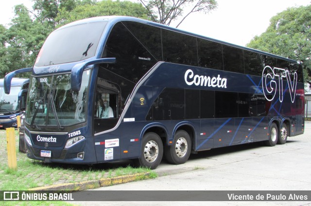 Viação Cometa 721303 na cidade de São Paulo, São Paulo, Brasil, por Vicente de Paulo Alves. ID da foto: 10697650.