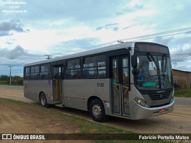 Viação Rosa Vitória da Conquista 5122 na cidade de Vitória da Conquista, Bahia, Brasil, por Fabrício Portella Matos. Número da foto: #10695148.