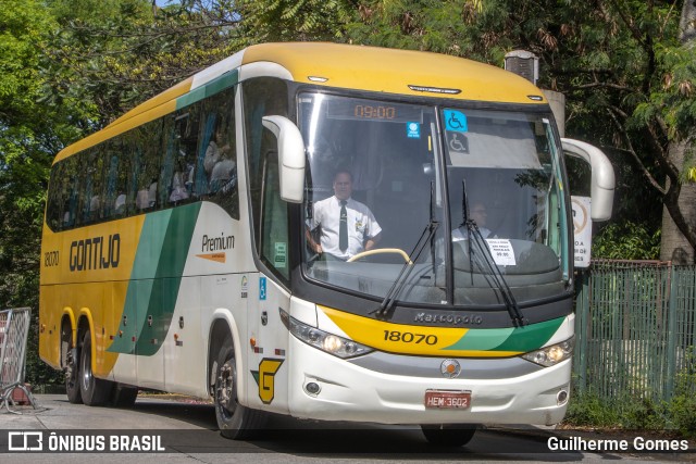 Empresa Gontijo de Transportes 18070 na cidade de São Paulo, São Paulo, Brasil, por Guilherme Gomes. ID da foto: 10698125.