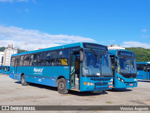 Biguaçu Transportes Coletivos Administração e Participação 415 na cidade de Florianópolis, Santa Catarina, Brasil, por Vinicius Augusto. ID da foto: 10698606.