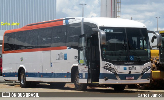 Expresso União 10383 na cidade de Goiânia, Goiás, Brasil, por Carlos Júnior. Número da foto: #10698983.