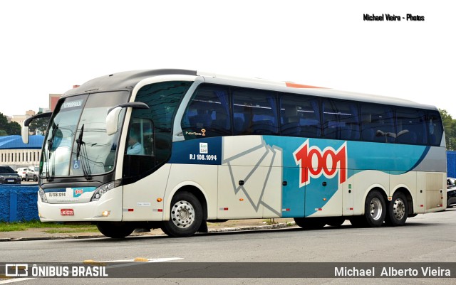 Auto Viação 1001 RJ 108.1094 na cidade de São Paulo, São Paulo, Brasil, por Michael  Alberto Vieira. Número da foto: #10701219.