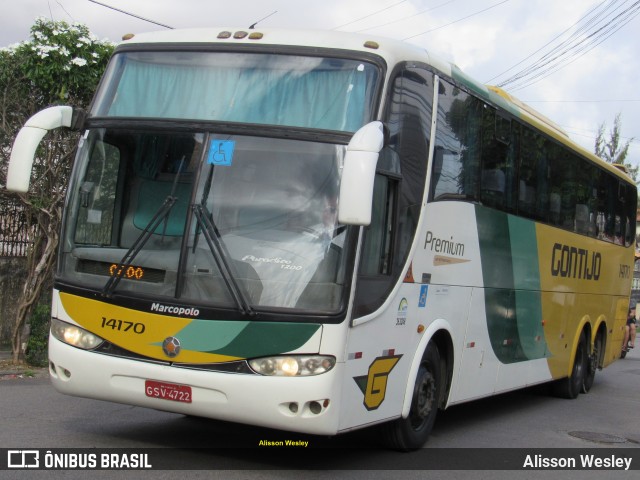 Empresa Gontijo de Transportes 14170 na cidade de Fortaleza, Ceará, Brasil, por Alisson Wesley. ID da foto: 10701717.