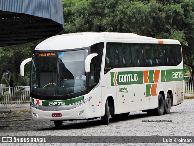 Empresa Gontijo de Transportes 21275 na cidade de Juiz de Fora, Minas Gerais, Brasil, por Luiz Krolman. Número da foto: #10702002.