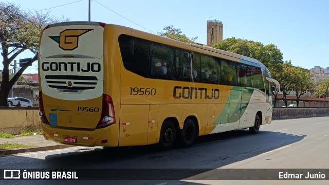 Empresa Gontijo de Transportes 19560 na cidade de Belo Horizonte, Minas Gerais, Brasil, por Edmar Junio. ID da foto: 10702643.