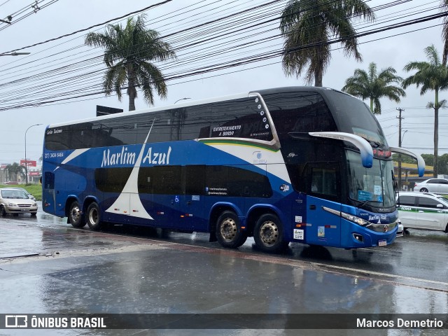 Marlim Azul Turismo 6464 na cidade de Serra, Espírito Santo, Brasil, por Marcos Demetrio. ID da foto: 10701976.