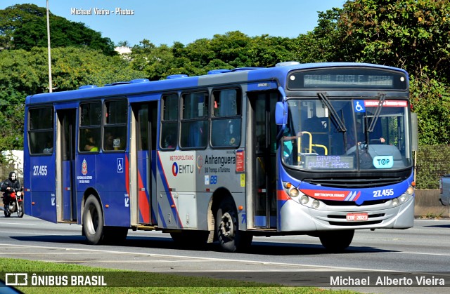 BB Transportes e Turismo 27.455 na cidade de Barueri, São Paulo, Brasil, por Michael  Alberto Vieira. ID da foto: 10700869.