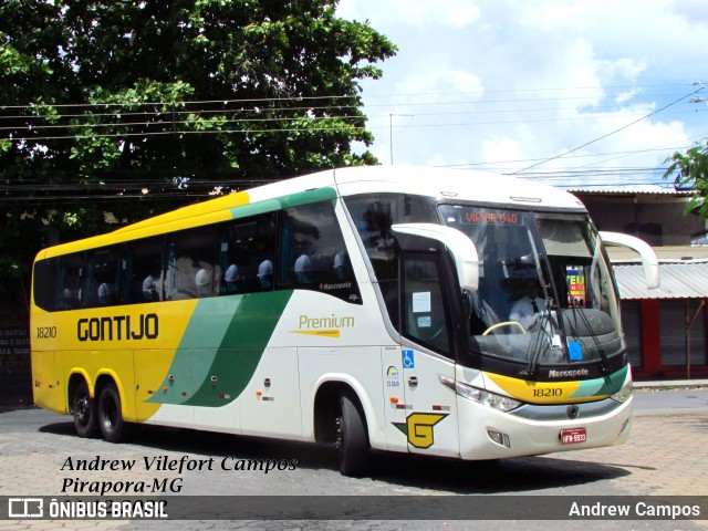 Empresa Gontijo de Transportes 18210 na cidade de Pirapora, Minas Gerais, Brasil, por Andrew Campos. Número da foto: #10702522.