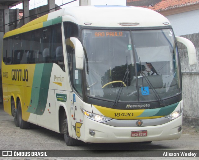 Empresa Gontijo de Transportes 18420 na cidade de Fortaleza, Ceará, Brasil, por Alisson Wesley. ID da foto: 10701744.