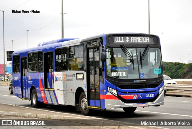 Guarulhos Transportes 33.621 na cidade de São Paulo, São Paulo, Brasil, por Michael  Alberto Vieira. ID da foto: 10700918.