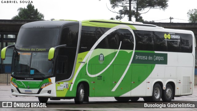 Expresso Princesa dos Campos 6998 na cidade de Curitiba, Paraná, Brasil, por Busologia Gabrielística. ID da foto: 10701820.