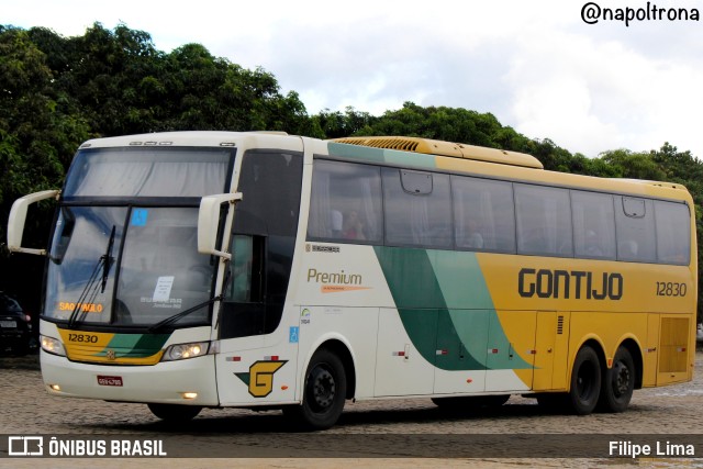 Empresa Gontijo de Transportes 12830 na cidade de Vitória da Conquista, Bahia, Brasil, por Filipe Lima. ID da foto: 10700811.