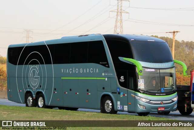Viação Garcia 8494 na cidade de Aparecida, São Paulo, Brasil, por Athos Lauriano do Prado. Número da foto: #10701476.
