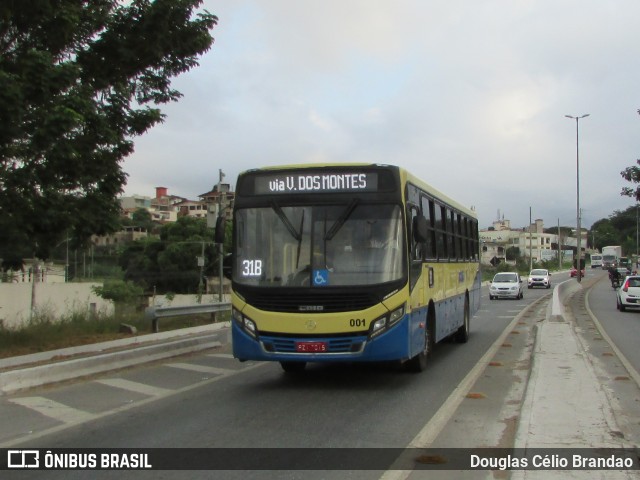 MOBI Transporte Urbano 001 na cidade de Governador Valadares, Minas Gerais, Brasil, por Douglas Célio Brandao. Número da foto: #10700131.