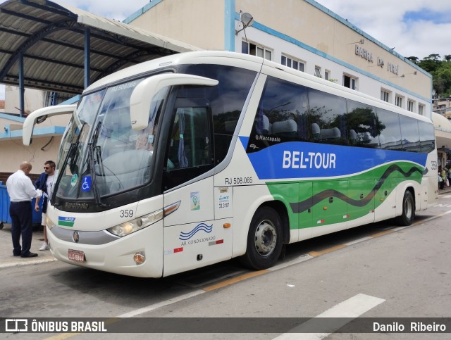 Bel-Tour Transportes e Turismo 359 na cidade de Barra do Piraí, Rio de Janeiro, Brasil, por Danilo  Ribeiro. ID da foto: 10702088.