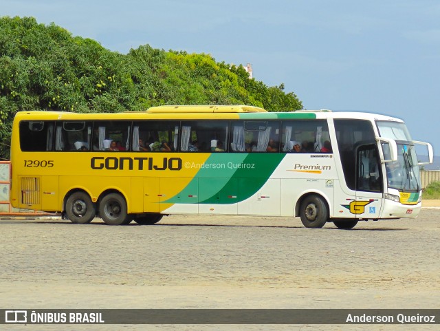 Empresa Gontijo de Transportes 12905 na cidade de Vitória da Conquista, Bahia, Brasil, por Anderson Queiroz. ID da foto: 10702303.