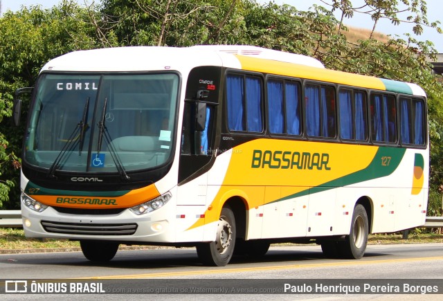 Viação Bassamar 127 na cidade de Barra do Piraí, Rio de Janeiro, Brasil, por Paulo Henrique Pereira Borges. Número da foto: #10702557.