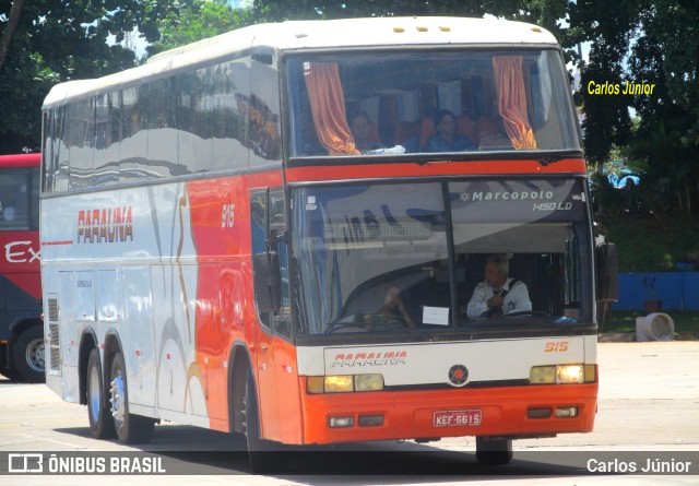 Viação Paraúna 915 na cidade de Goiânia, Goiás, Brasil, por Carlos Júnior. ID da foto: 10702209.