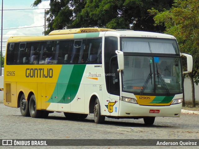 Empresa Gontijo de Transportes 12905 na cidade de Vitória da Conquista, Bahia, Brasil, por Anderson Queiroz. ID da foto: 10702357.