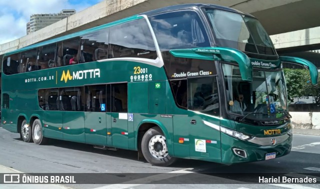 Viação Motta 23001 na cidade de Belo Horizonte, Minas Gerais, Brasil, por Hariel Bernades. Número da foto: #10702730.