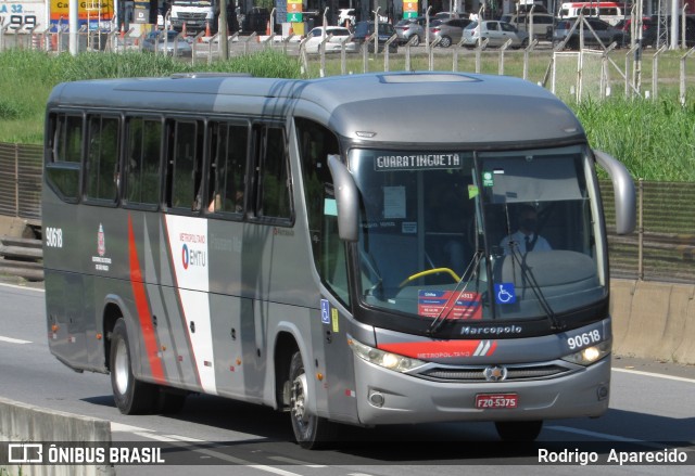 Empresa de Ônibus Pássaro Marron 90618 na cidade de Aparecida, São Paulo, Brasil, por Rodrigo  Aparecido. ID da foto: 10705445.