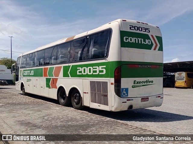 Empresa Gontijo de Transportes 20035 na cidade de Aracaju, Sergipe, Brasil, por Gladyston Santana Correia. Número da foto: #10706688.