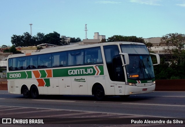 Empresa Gontijo de Transportes 21090 na cidade de Betim, Minas Gerais, Brasil, por Paulo Alexandre da Silva. Número da foto: #10705138.
