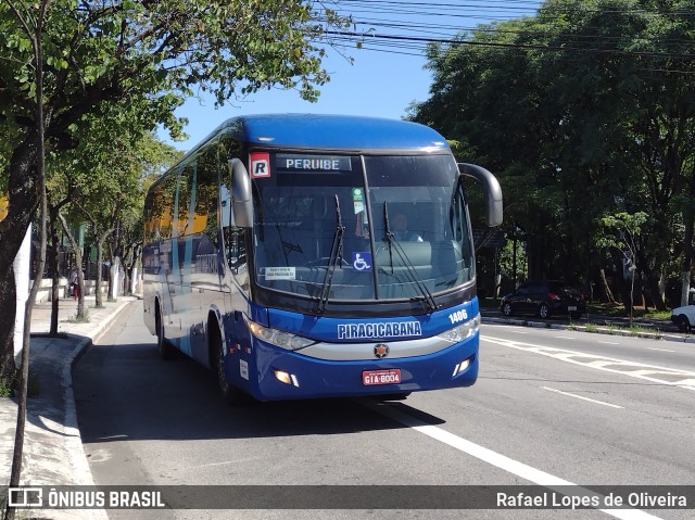 Viação Piracicabana 1406 na cidade de São Paulo, São Paulo, Brasil, por Rafael Lopes de Oliveira. Número da foto: #10706610.