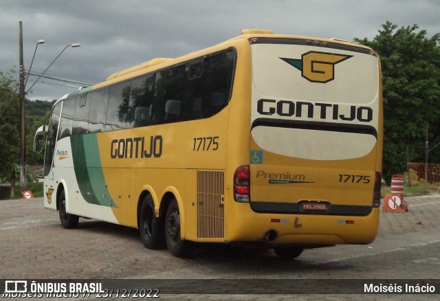 Empresa Gontijo de Transportes 17175 na cidade de Cubatão, São Paulo, Brasil, por Moiséis Inácio. ID da foto: 10704715.