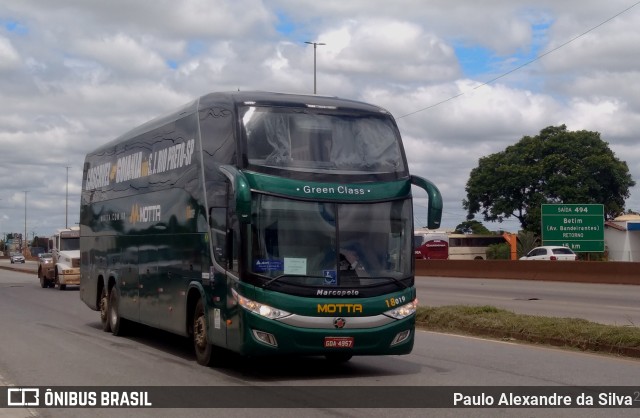 Viação Motta 18019 na cidade de Betim, Minas Gerais, Brasil, por Paulo Alexandre da Silva. Número da foto: #10704586.